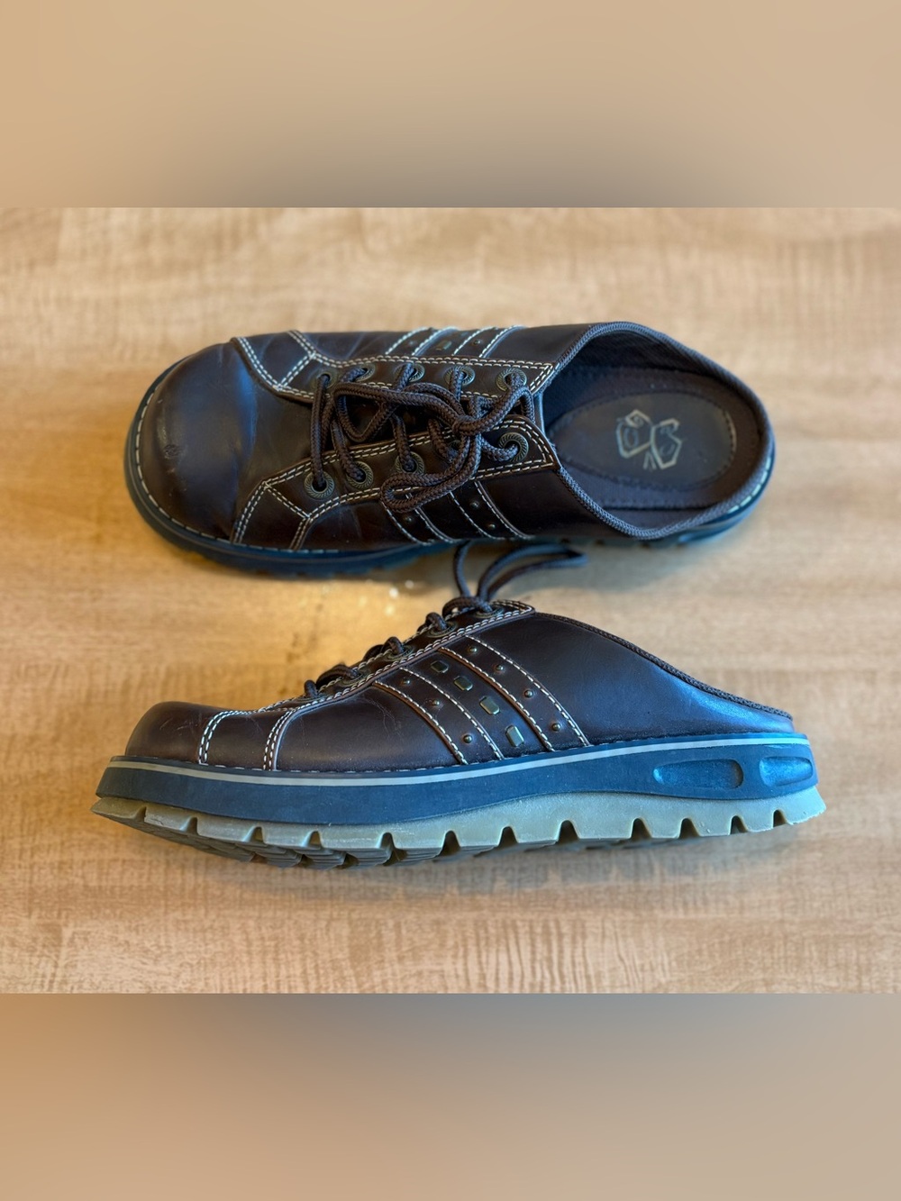 Vintage Y2K Self Esteem Chunky Brown Clogs